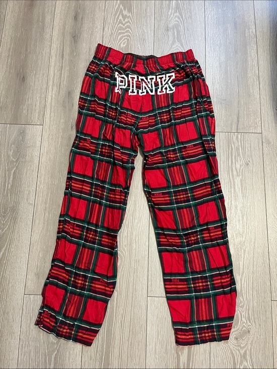 PINK Victoria's Secret Other - PINK Victoria's Secret Red Green Plaid Pajama Bottoms